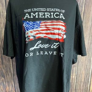 American Patriotic Black T-Shirt 2XL or 3XL